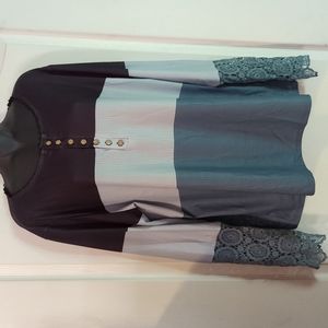 Color-block Blouse